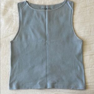 Brandy Melville Baby Blue Sleeveless Top